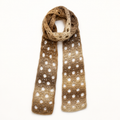 Kashani Häkel-Schal mit Farbverlauf – Beige & Braun